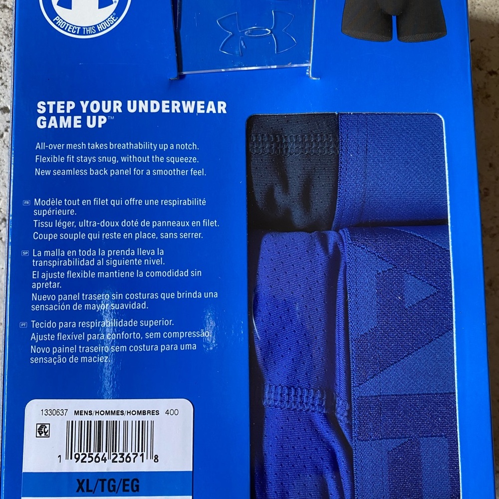 Under Armour UA Tech Mesh 6" Boxerjock (2 Pack) - Picture 2 of 4